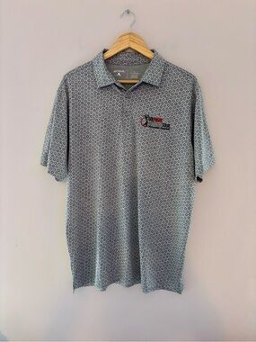 Antigua GolfWeek Light Grey Golf Polo